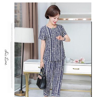 BỘ MẶC NHÀ THUN LẠNH TRUNG NIÊN CỰC MÁT