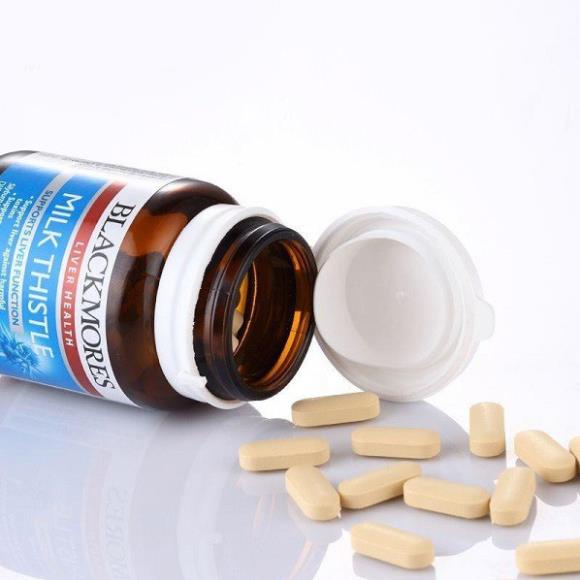 Viên giải độc gan Milk Thistle Blackmore - hỗ trợ tăng cường chức năng gan (lọ 42 viên)