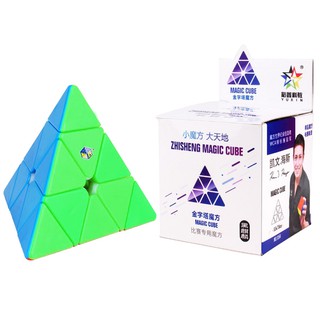 Rubik Tam Giác Yuxin Pyraminx Stickerless. Rubik biến thể Tam Giác.