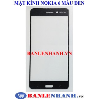 MẶT KÍNH NOKIA 6 MÀU ĐEN  [KÍNH ZIN, XỊN]