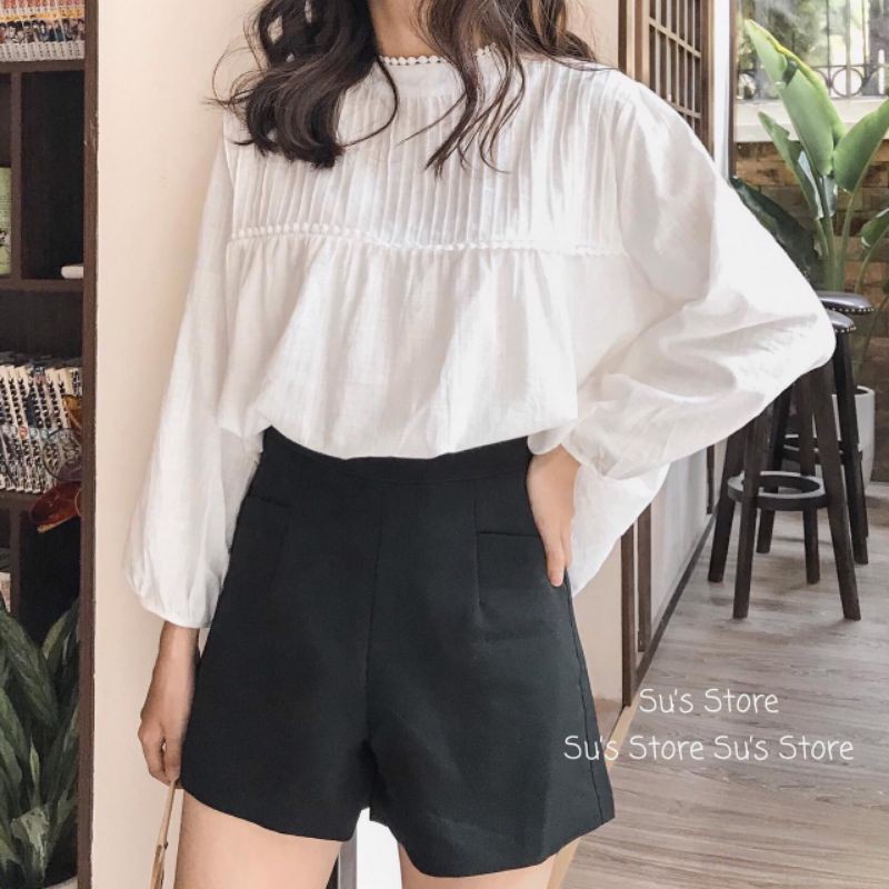 Áo Babydoll tay bo Quảng Châu