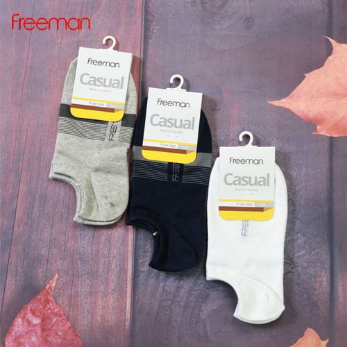 Tất ngắn dưới mắt cá, chất liệu cotton FREEMAN [Combo 5 đôi]