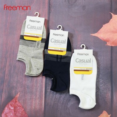[Combo 10 đôi] Tất vớ ngắn dưới mắt cá, chất liệu cotton FREEMAN