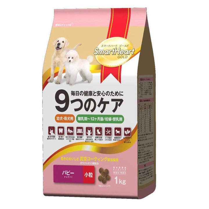 Thức ăn cho chó con Smartheart Gold túi 1kg