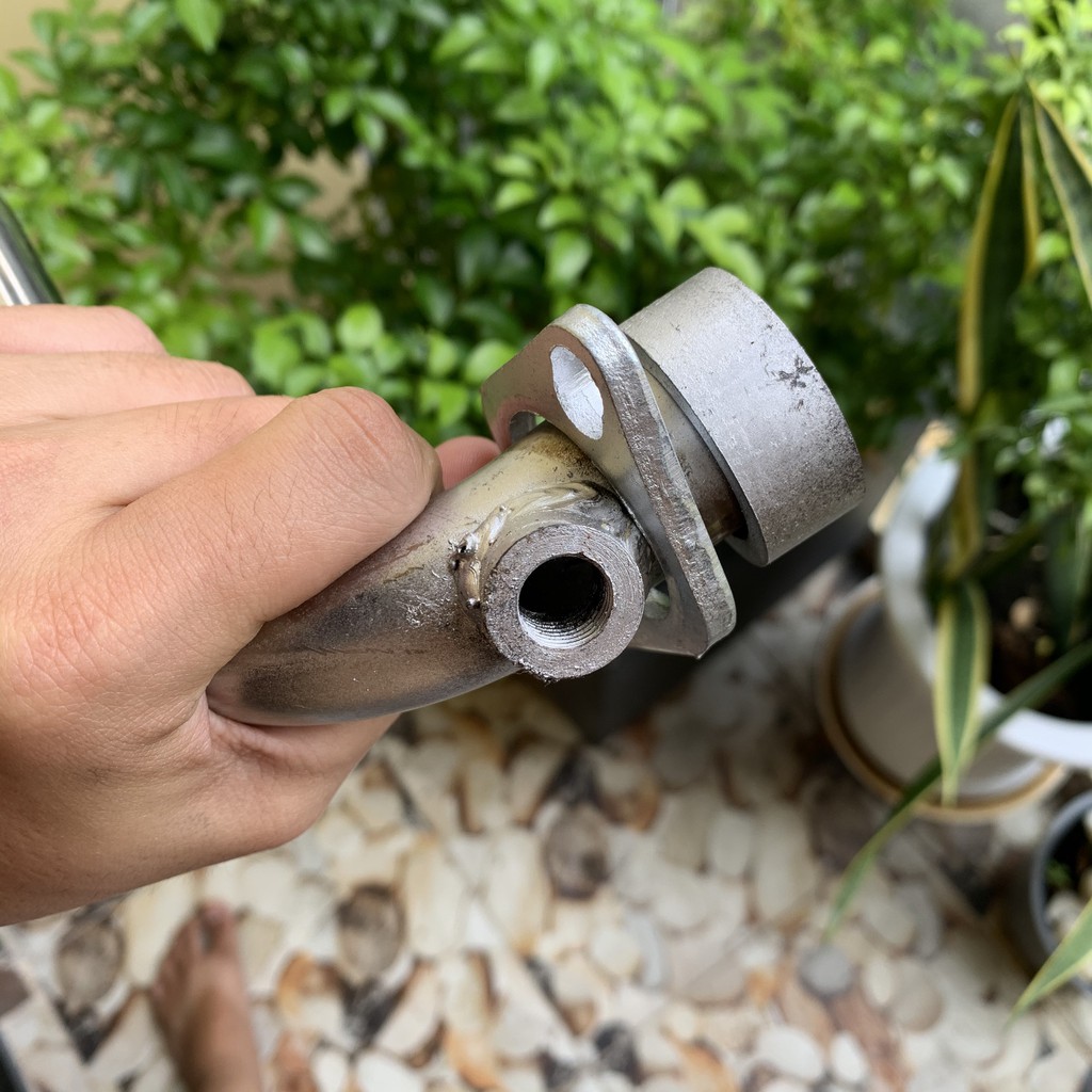 Cổ Pô Inox304 Cho Satria Raider Fi Form Dài Không Gỉ