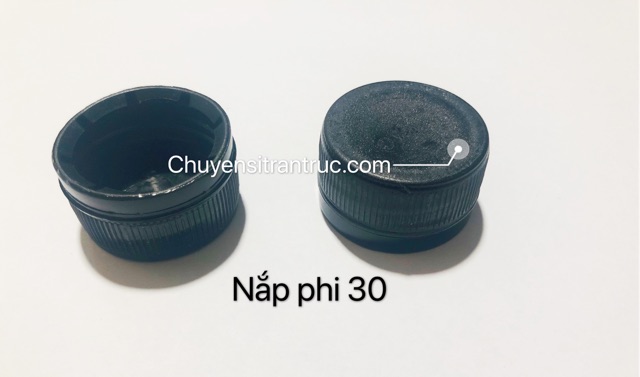 Combo 100 Nắp nhựa phi 30 (miệng chai 30mm) dùng cho chai 300ml,330ml