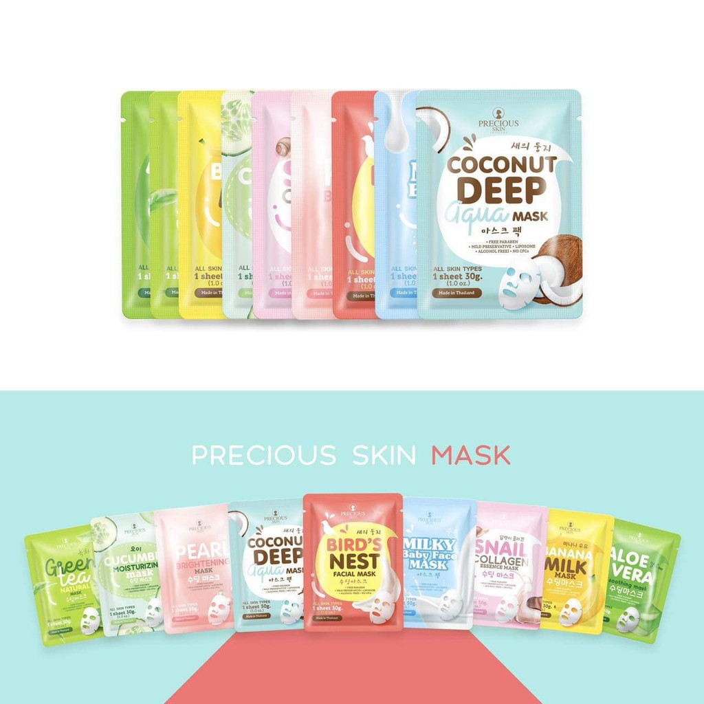 01 Cái Mặt nạ PRECIOUS SKIN Thailand 30gram