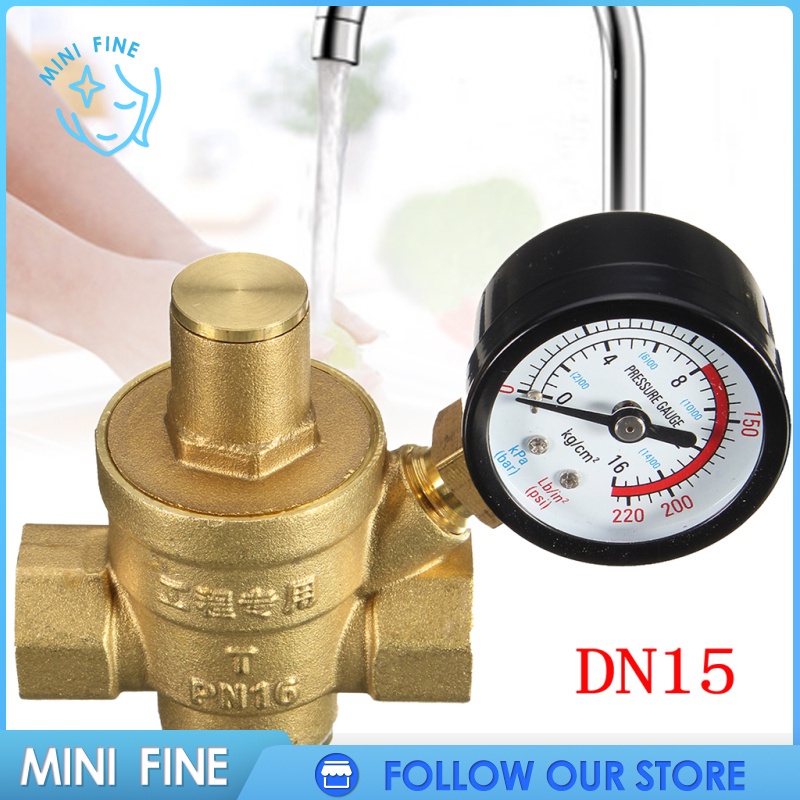 Van Điều Chỉnh Áp Suất Nước Bằng Đồng Thau Kích Thước 1 / 2 "