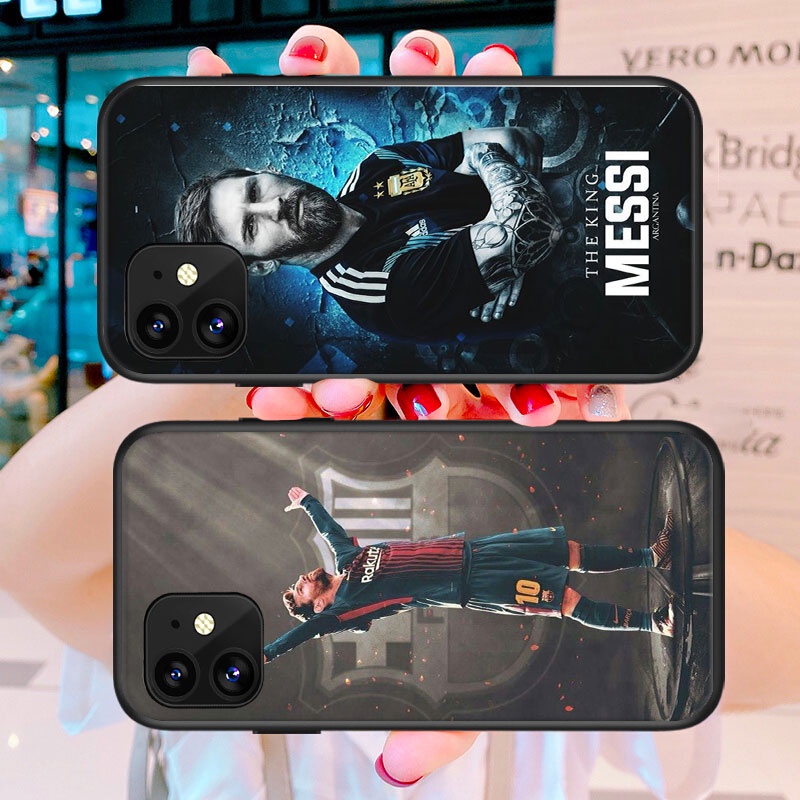 Ốp Điện Thoại Mềm In Hình Cầu Thủ Messi Cho iPhone 11 Pro Max 12 Pro Max 12 Mini 13 Pro Max