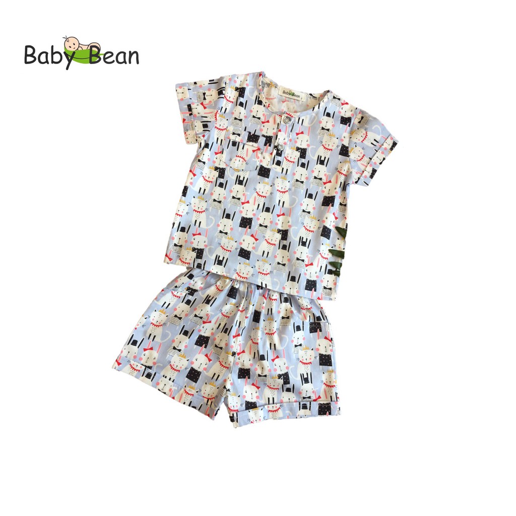 [MÃ THƯƠNG HIỆU YÊU THÍCH Voucher giảm 10%] Đồ Bộ Cotton in hình ngựa Pony, Thỏ &amp; Mèo Bé Trai BabyBean