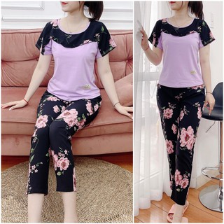 áo cotton mềm quần lụa