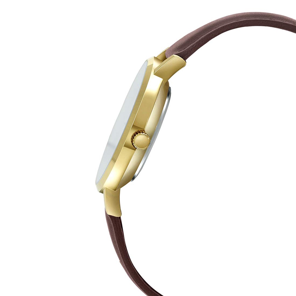 Đồng Hồ Casio Nữ LTP-VT01GL-9BUDF Dây Da - Viền Mạ Vàng - Chống Nước