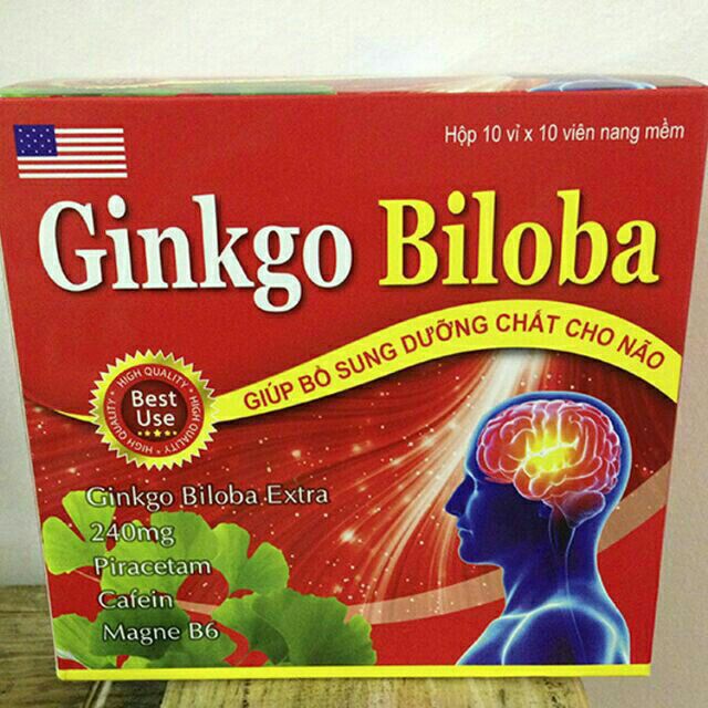 Ginkgo biloba giúp bổ sung dưỡng chất cho não