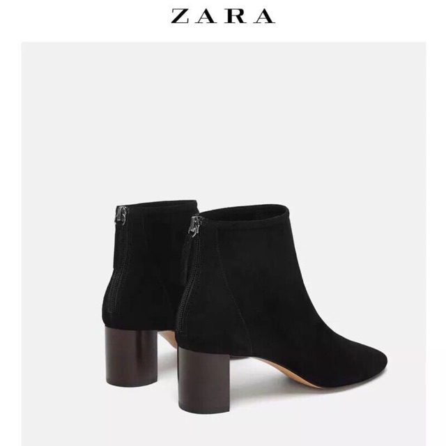 Boots zara khoá sau