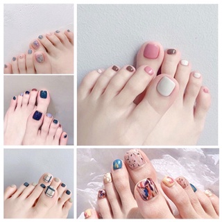 Miếng dán móng chân thời trang, chống thấm nước