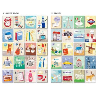 BỘ STICKER TEM TRANG TRÍ 4 TỜ HÀN QUỐC
