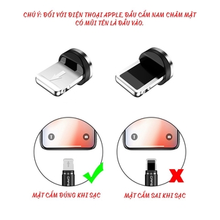 Cáp Sạc nhanh Từ Hít Nam Châm cho thiết bị Lightning / Micro USB / TYPE-C