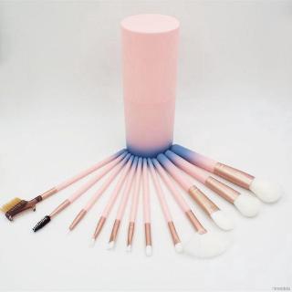 12Pcs Foundation Powder Eyeshadow Makeup Brush Set