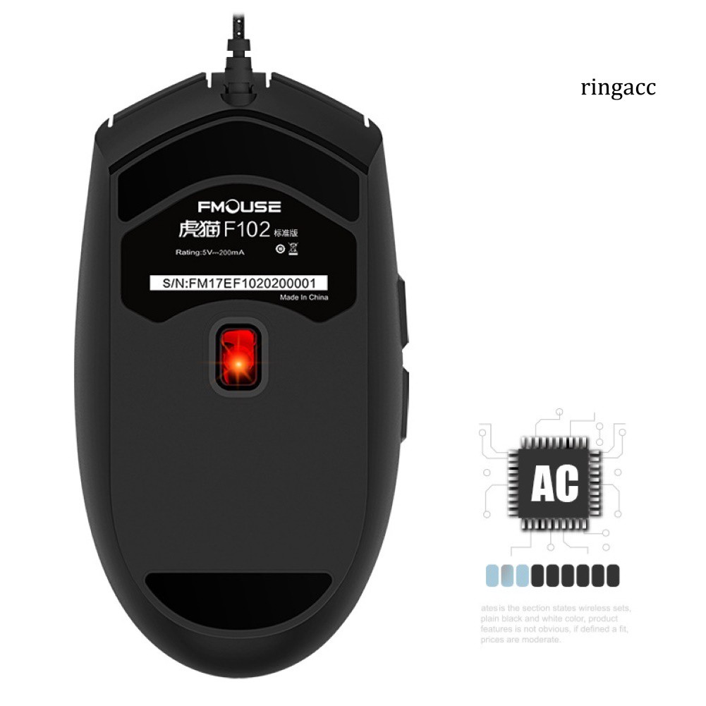 Chuột Máy Tính Usb Gắn Đèn Led Nhiều Màu