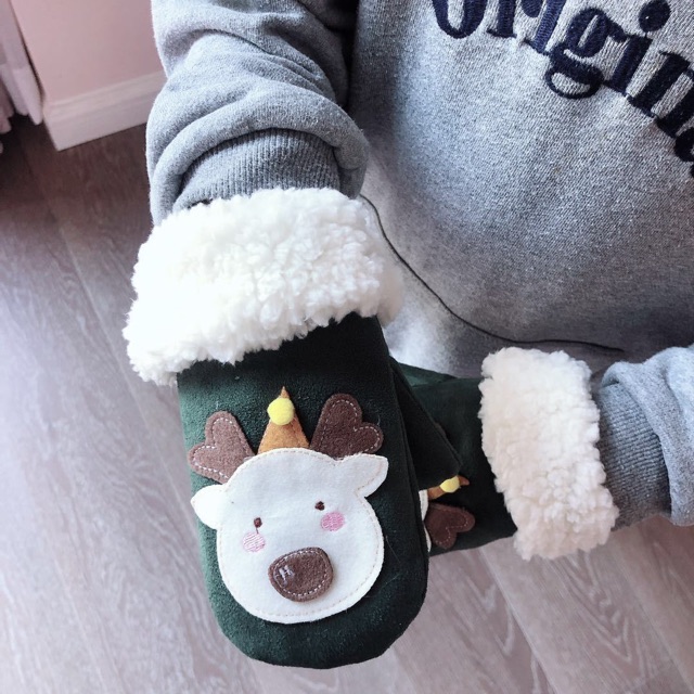 Găng tay nỉ mùa đông cho bé 2-5 tuổi