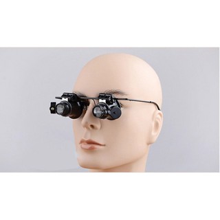 Kính lúp đeo mắt có đèn LED