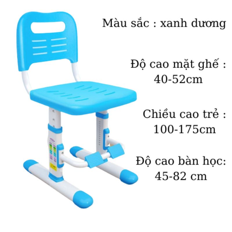 Ghế học sinh chống gù tăng giảm độ cao cho mọi loại bàn