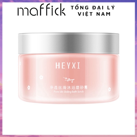 Tẩy tế bào chết body HEYXI Pure Silky Bath Body Scrub 250g HTTBC6