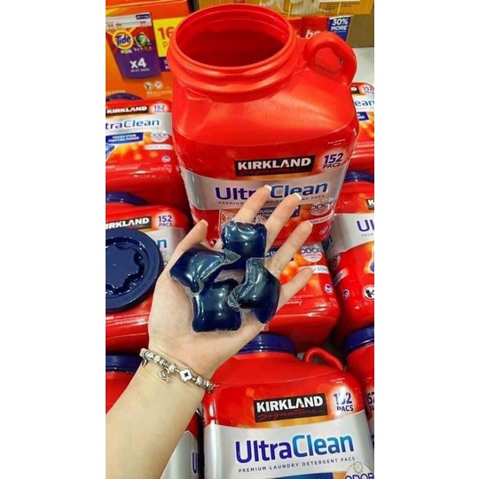 Viên Giặt Kirkland Signature Ultra Clean 152 Viên