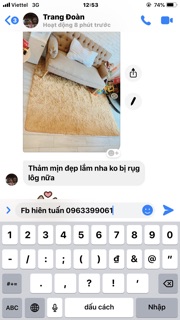Thảm lông nhập khâu