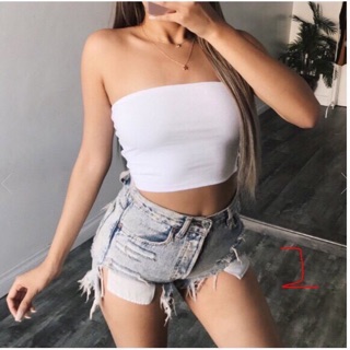 Áo ống BASIC chất polip siêu co dãn