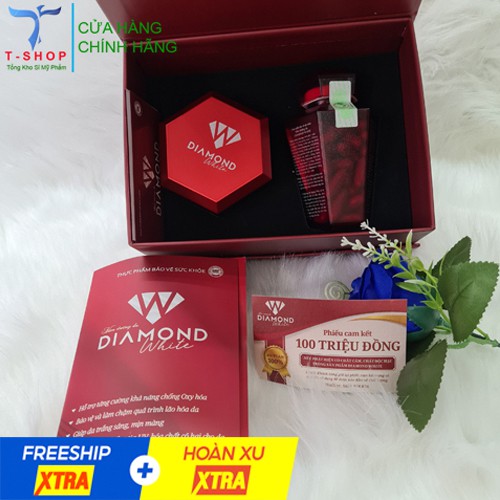 DIAMOND Viên Uống Trắng Da Ngọc Trinh Đỏ [CHÍNH HÃNG] | BigBuy360 - bigbuy360.vn