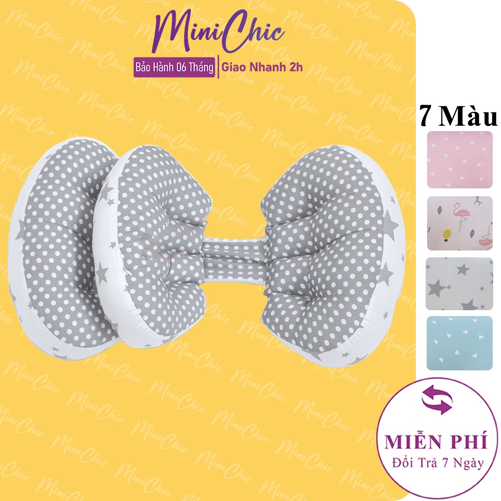 Gối bầu cánh tiên Carekids, gối cho bà bầu, nâng đỡ bụng, hỗ trợ giảm đau lưng hiểu quả cho mẹ bầu