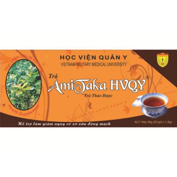 Trà AmiTaka HVQY ( Trà Tanaka ) - Chính Hãng Học viện Quân Y-Điều hòa huyết áp, tăng cường chức năng thành mạch.