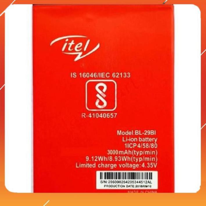 [BÁN CHẠY] PIN ĐIỆN THOẠI ITEL 1508, S11, S31, A13,A31,A43  BL-24EI ZIN HÃNG