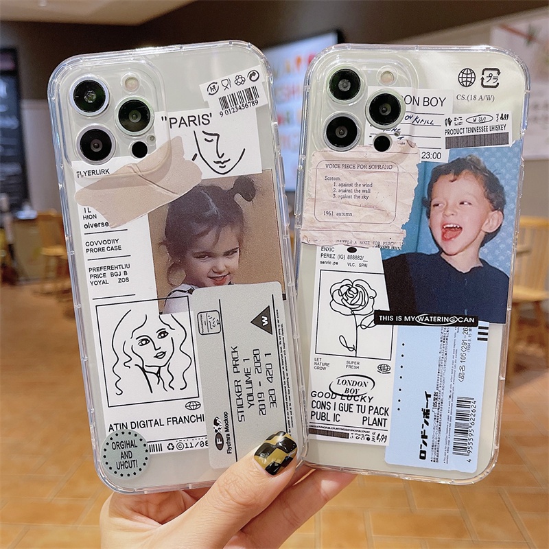 Ốp lưng iphone 6, 6 plus, 7, 8 plus, x, xsmax, 11 promax, 12 promax, 13 promax trong suốt in hình em bé DUABE10