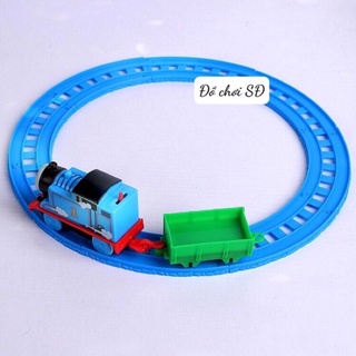 Bộ đường rây xe lửa chạy pin - mô hình xe lửa trang trí bánh sinh nhật