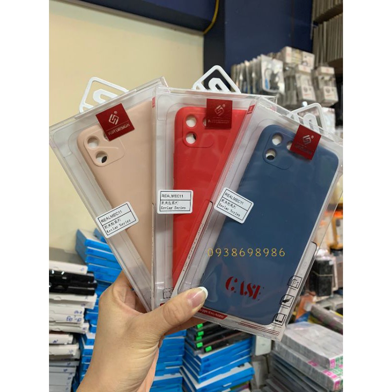 ốp lưng KT chống bẩn oppo realme C11,C12,C15 bảo vệ cụm camera ( nhiều màu)