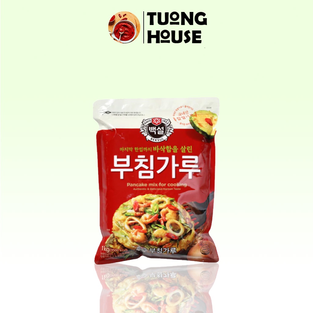 Bột Bánh Xèo Hàn Quốc Beksul Cj Bịch 500gr/1kg