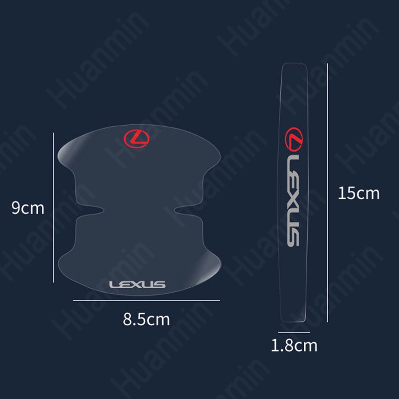 Bộ 4 Miếng Dán Bảo Vệ Tay Nắm Cửa Xe Hơi Hyundai Ioniq Hybrid Elantra Tucson Reina Santa Fe Kona Accent