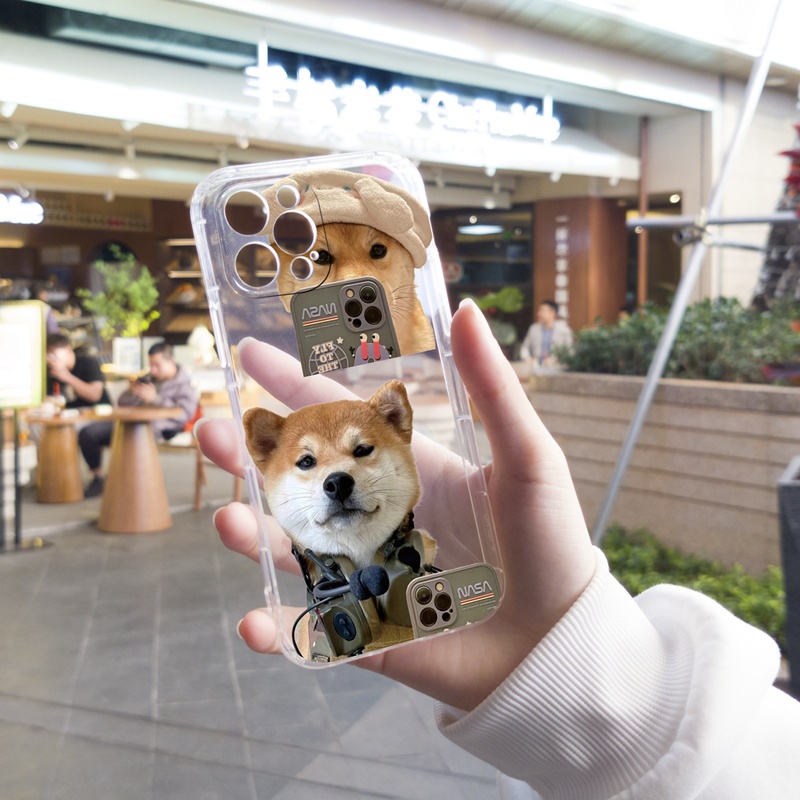 Ốp lưng iphone Ốp lưng iphoneỐp điện thoại in hình chú chó thích hợp cho IPHONE 11 pro 12pro Max 7 8plus/6/6s plus/xs/xs Max/11/13Pro Max 12 13mini