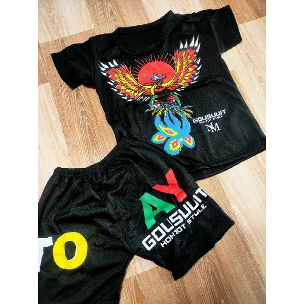 Bộ tay ngắn quần short thun cho bé trai