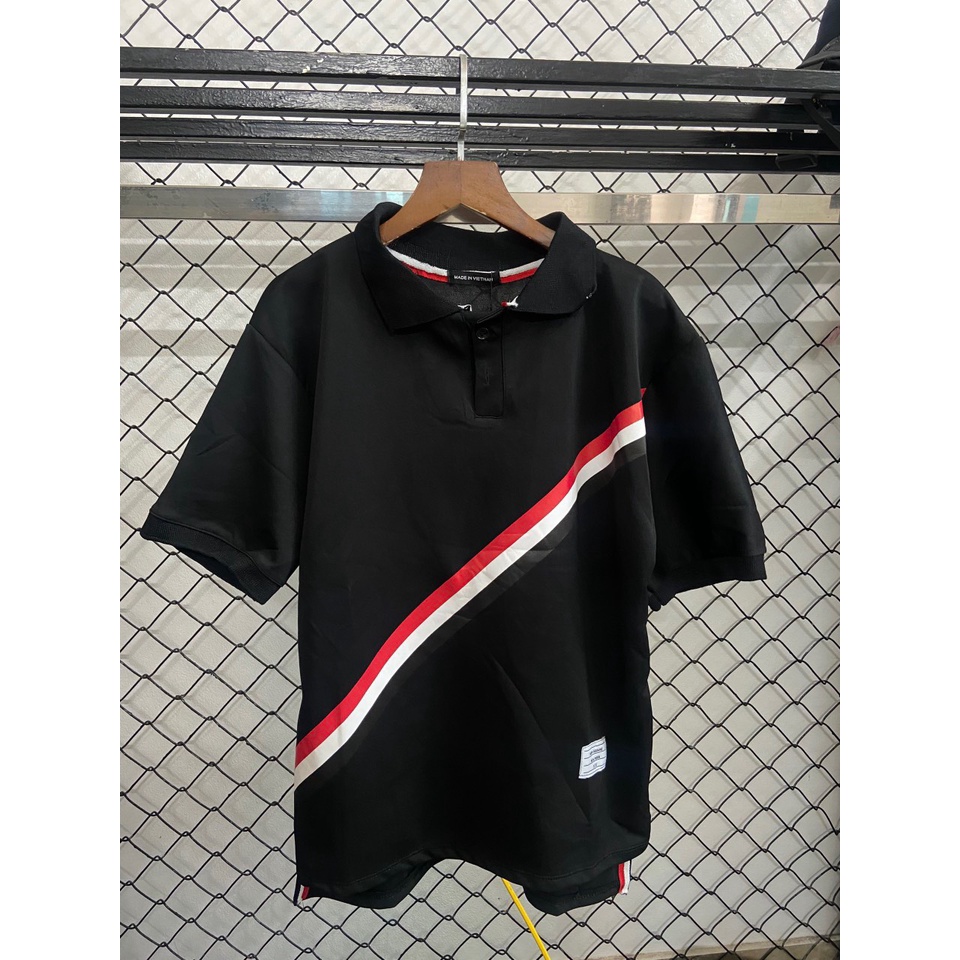 Áo polo thom có cổ  nam nữ máy dây chéo ngực  chất cotton cá sấu thoáng mát lên form đẹp