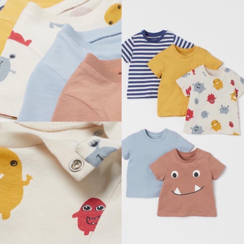 Livestream - Set cotton HM ngắn tay size 4m-4y