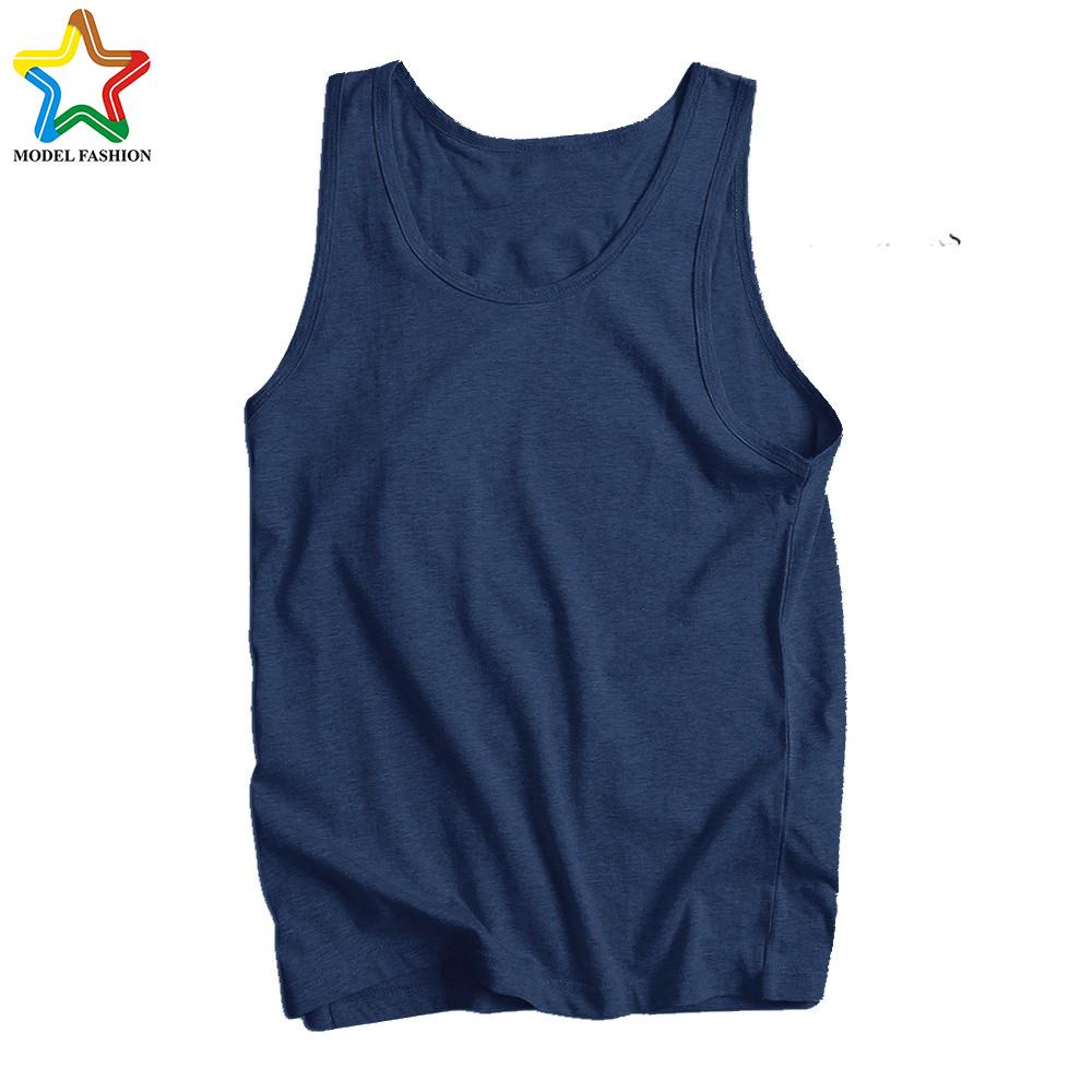 Áo thun ba lỗ nam cao cấp GocthoitrangFASHION xanh đen
