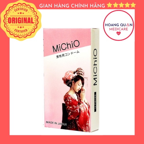 Bao cao su MICHIO Gân Gai - Nhật Bản - Hộp 12c