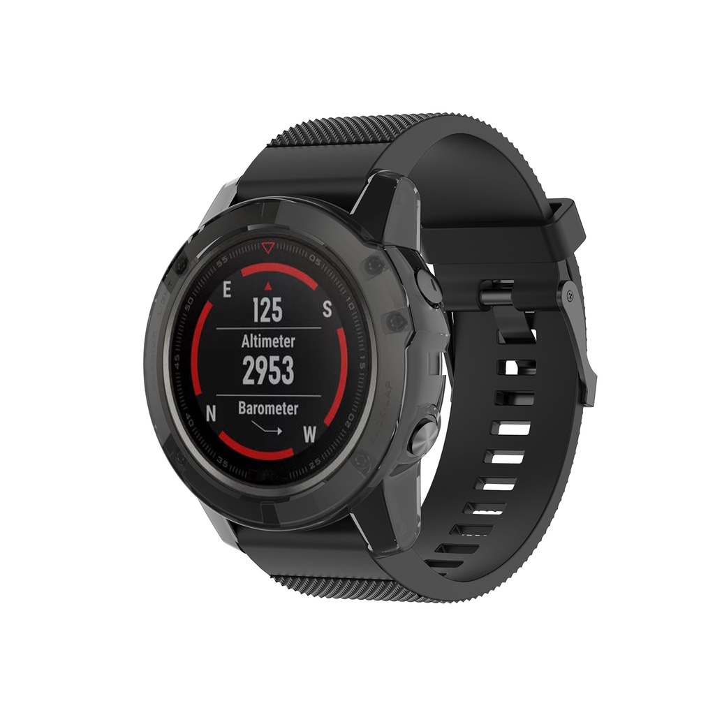 Vỏ TPU silicon mềm bảo vệ thích hợp cho đồng hồ thông minh Garmin Fenix 5 5s 5x Plus