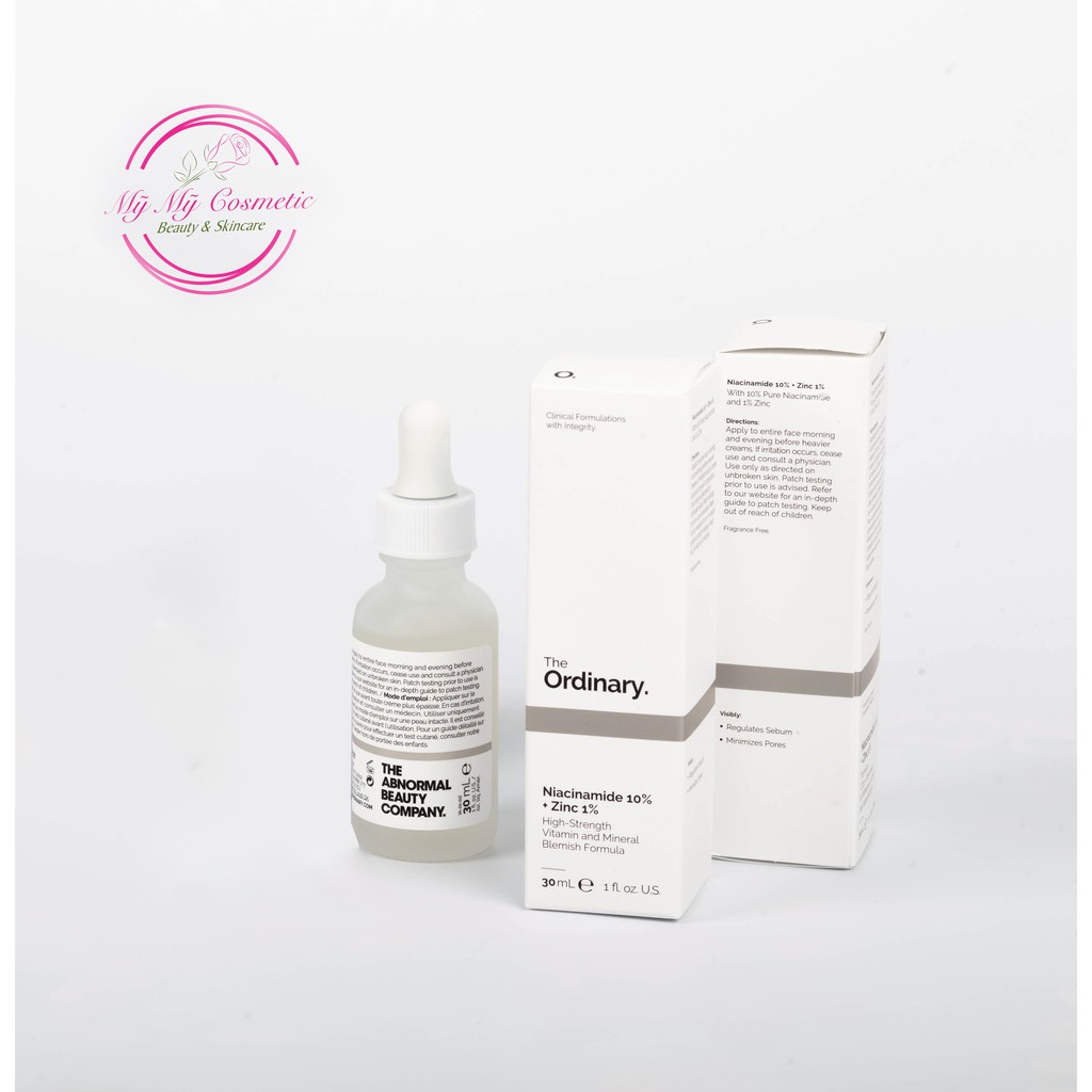 Tinh chất Niacinamide 10% +Zn 1% - The Ordinary