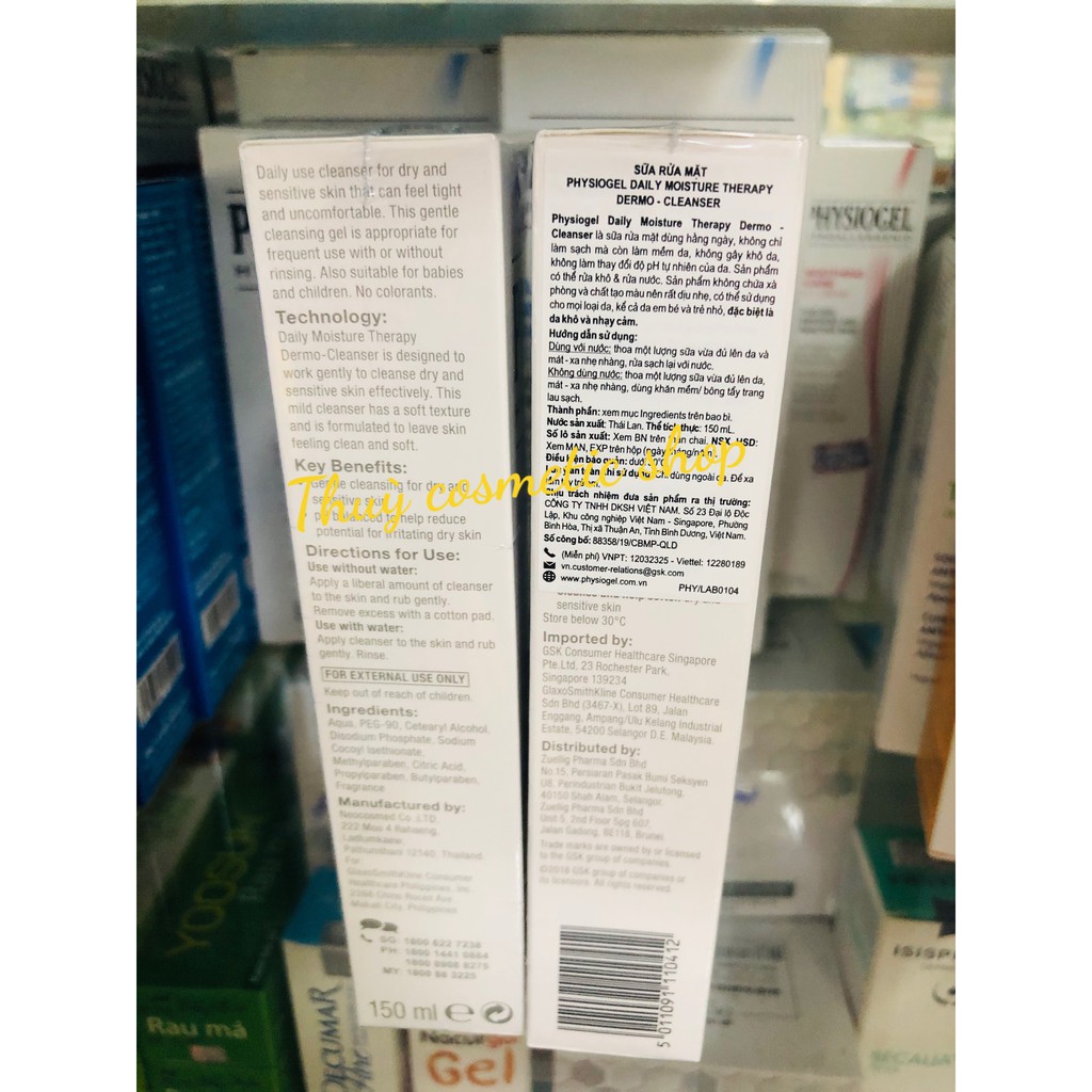 SỮA RỬA MẶT PHYSIOGEL DAILY MOISTURE THREAPY DERMO 150ML | BigBuy360 - bigbuy360.vn