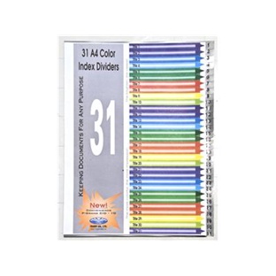 Chia file nhựa đánh số từ 10 số đến 31 số