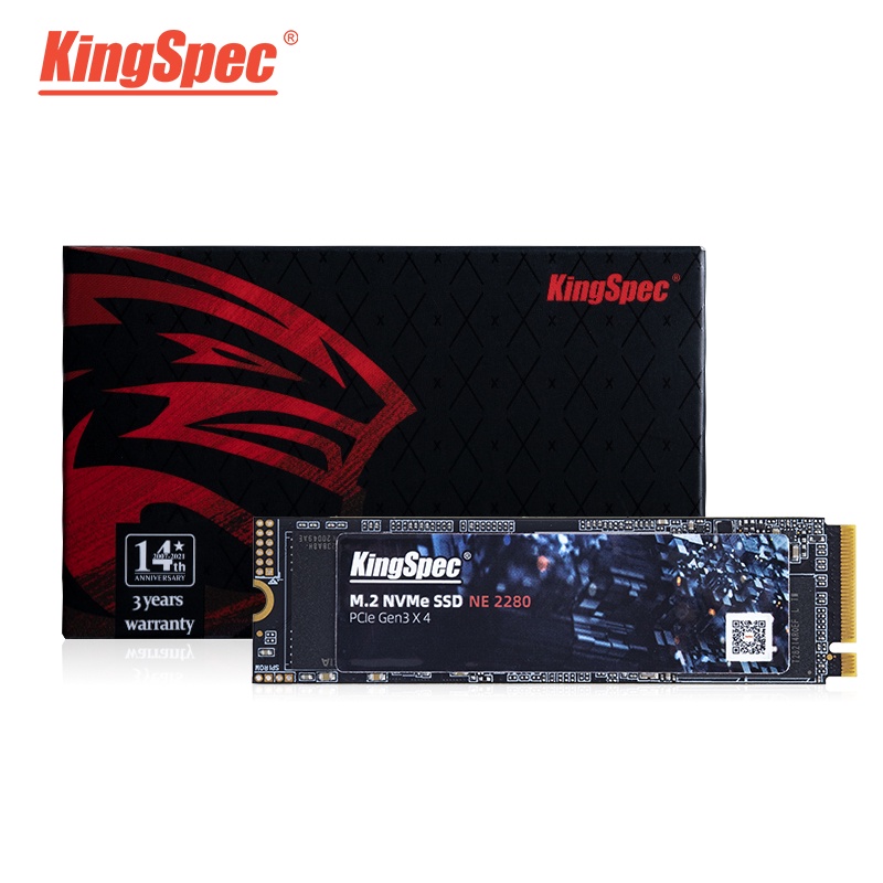 SSD M2 Nvme 128G/256G KINGSPEC NEW 100% FULLBOX HÀNG XỊN ĐẸP TỐC ĐỘ 1800MB/S ~3000MB/S BH 36T